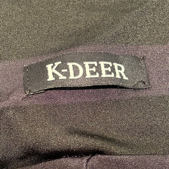 K-DEER Ombre Sneaker Length Haute Yoga Leggings – Jody Signature Stripe RARE - Picture 3 of 5